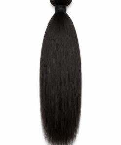 Yaki Straight Relaxed Hair Bundles | 100% Virgin Remy Human Hair